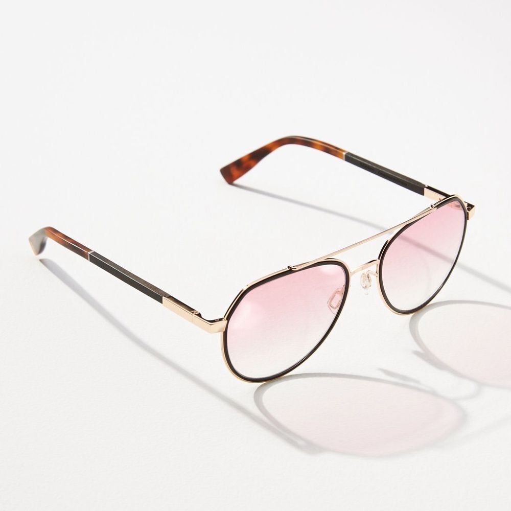 Bohten x Anthropologie Bond Aviator Sunglasses - Picture 2 of 12